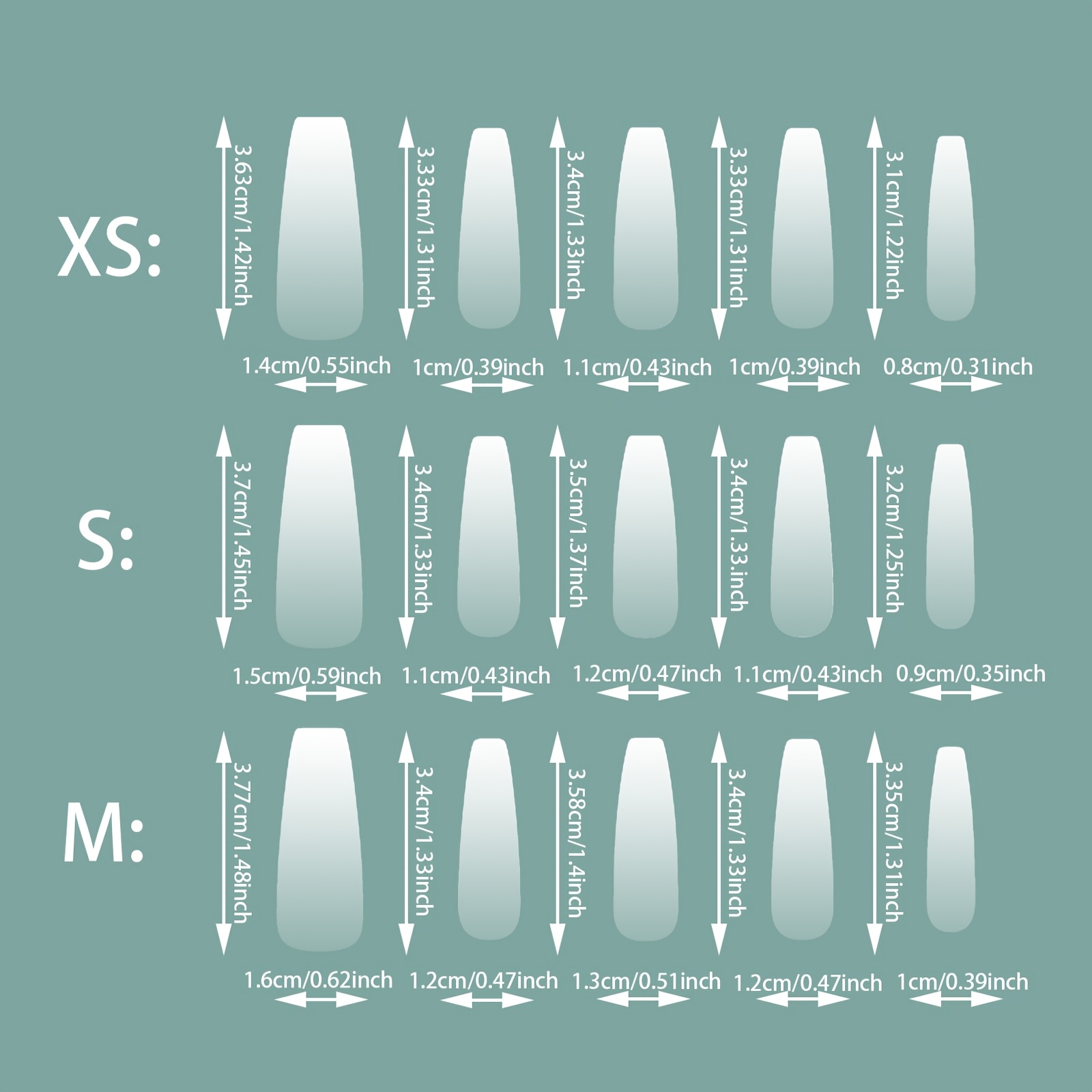 ゴシック調の黒と白のグラデーションが施された、貼り付け式のネ - Nail Art Press On のレビューと価格