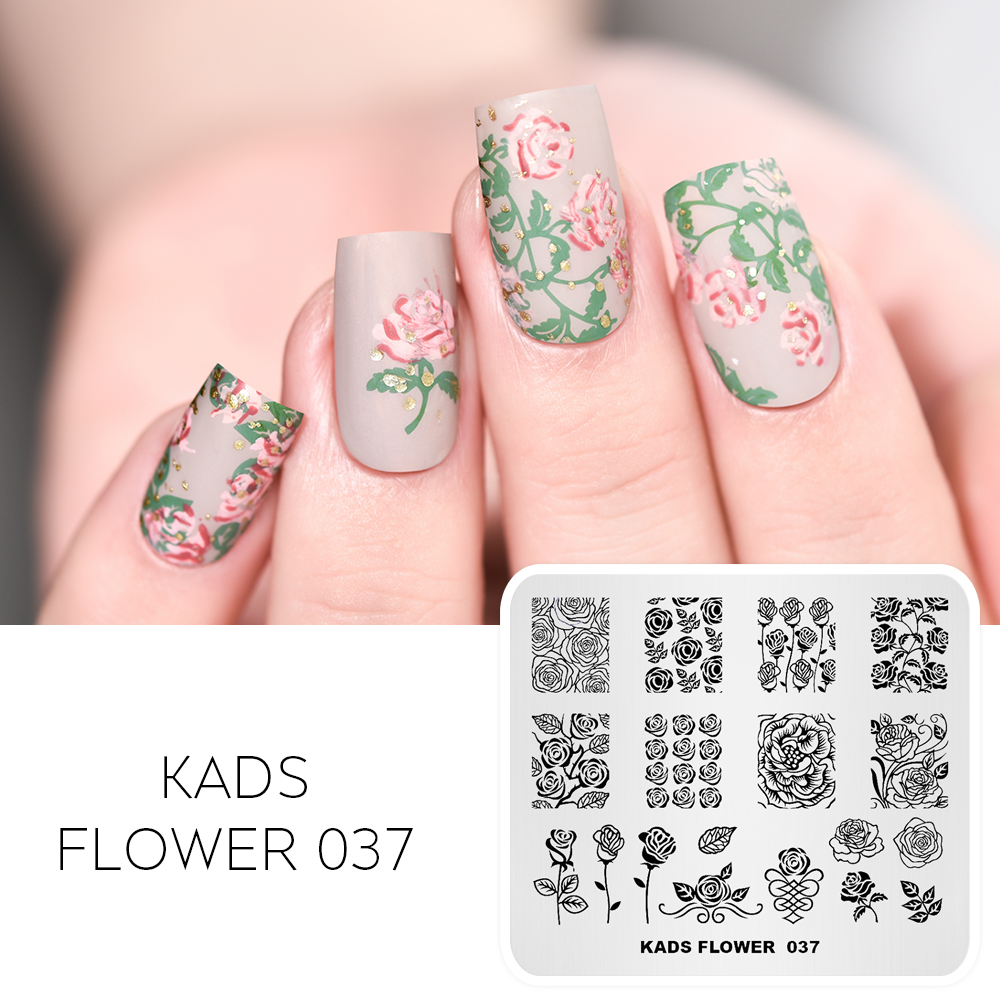 KADS ネイルアートバレンタインデーネイルスタンピングプレ - Nail Art Valentines Day のレビューと価格