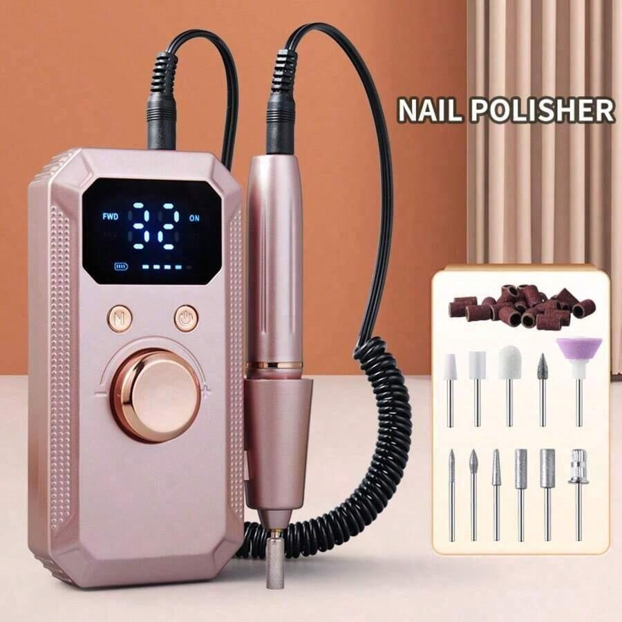 20,000RPM充電式電動ネイルドリル、アクリルやジェルネ - Nail Drill Machine のレビューと価格